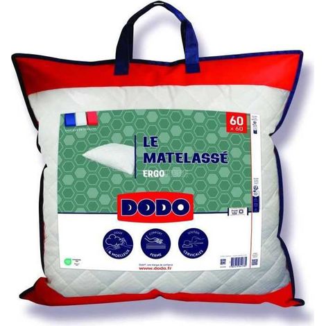 Dodo Ergonomisches Kissen Le Matelassé Weiß 60x60 cm