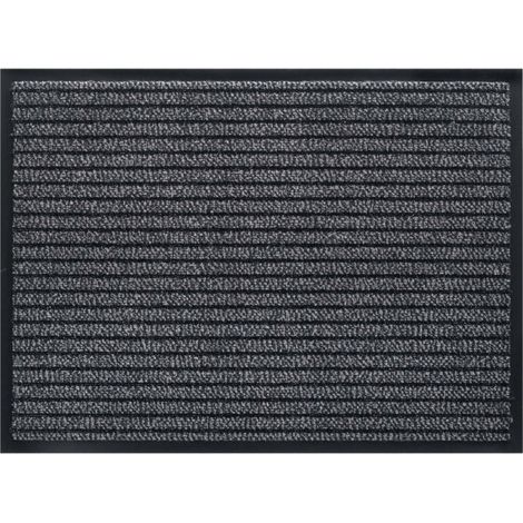 Tapis grattant et absorbant Gramat gris 60x80cm