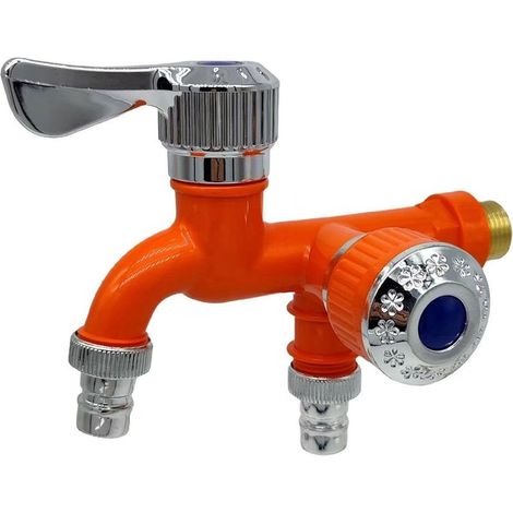 Robinet de lavabo laiton chromé pour vasque et sanitaires (1/5)