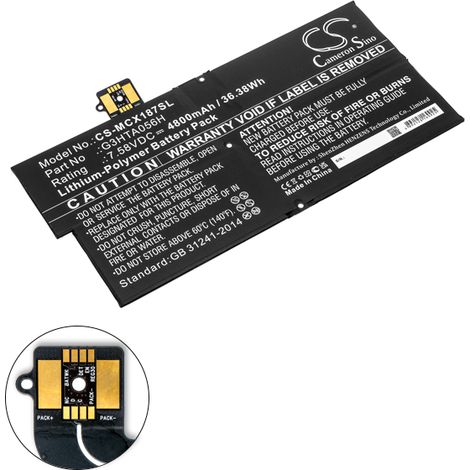 NX - Batterie tablette compatible Microsoft 7.58V 4800mAh - G3HTA056H (1/4)