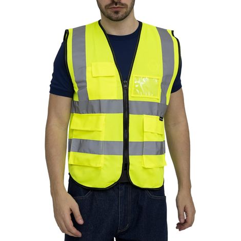Gilets de Sécurité Voiture, Gilet Réfléchissant avec Plusieurs Poches Gilet de Sécurité (1/5)