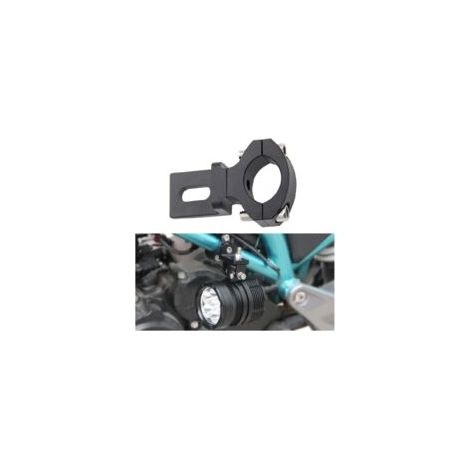 Support universel pour phare de moto Lntyq 22-26 mm, pince de fixation pour projecteur LED, clip de fixation pour éclairage de travail moto, support d'extension pour projecteur