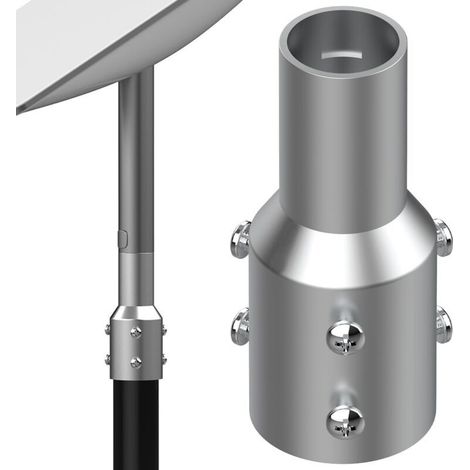 Adaptateur de tube Starlink 2e génération - Réducteur de 2,0 pouces, adapté aux mâts de télévision et mâts satellites (1/4)