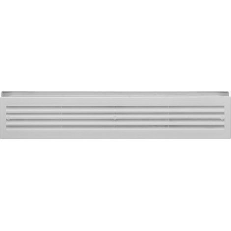 UPMANN Tôle de ventilation alu 400x80 mm Alu anodisé EV1 - 50520
