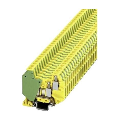Phoenix Contact 3001695 Morsetto triplo di protezione 4.2 mm A vite Verde, Giallo 1 pz.