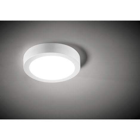 Vivida - SPRING plafoniera tonda led bianca Ø220mm 18W 3000K (Luce Calda) (1/2)