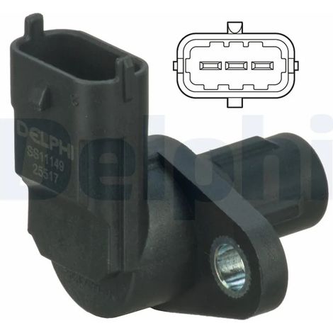 Capteur, position d'arbre à cames Delphi Technologies SS11149 FIAT 504052598
