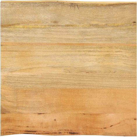 Dessus de table,Plateau de table,Dessus de bureau 40x40x2,5 cm bord vivant bois massif manguier CFW68926 (1/5)