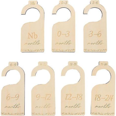 Babykleiderschrank-Organizer (7-teilig) - Kleiderbügel (1/3)
