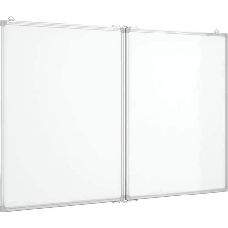 Faltbare magnetische Weißwandtafel 100x80x1,7 cm Aluminium