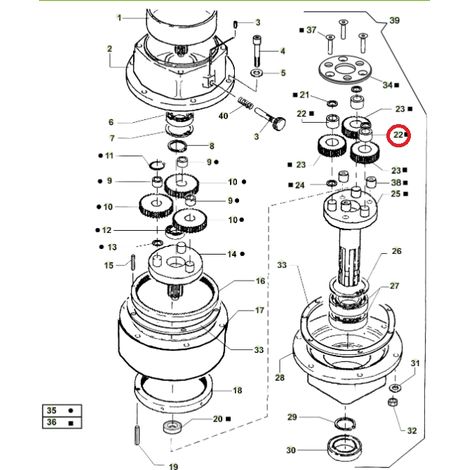 Boccola a rullini ORIGINALE ACTIVE trivella modelli t143 - t152 022715