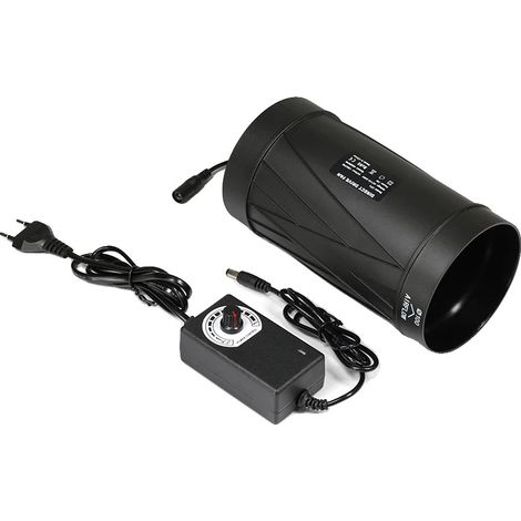 Ventilateur de conduit en ligne, contrôle de vitesse réglable, fonctionnement silencieux, 7W (1/2)