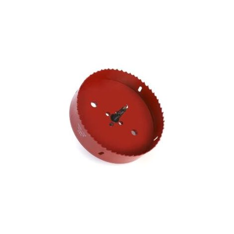 Sega a tazza bimetallica Ø 150 mm, acciaio rapido HSS M42, con attacco esagonale e punta da trapano per alluminio, ferro e legno - Crezuo