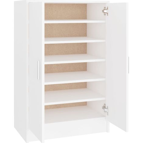 Armoire à chaussures Blanc 60x35x92 2 (1/5)
