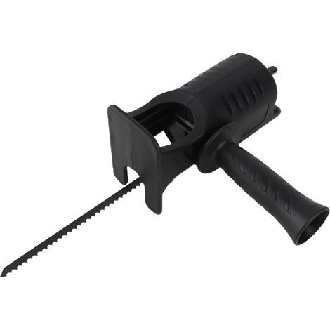 Adaptateur scie sauteuse portable pour perceuse électrique outil accessoire polyvalent poignée ergonomique 3 lames pour coupe bois métal (1/3)