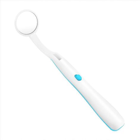 Zahnspiegel mit blauer LED-Beleuchtung (1 Stück) (1/5)