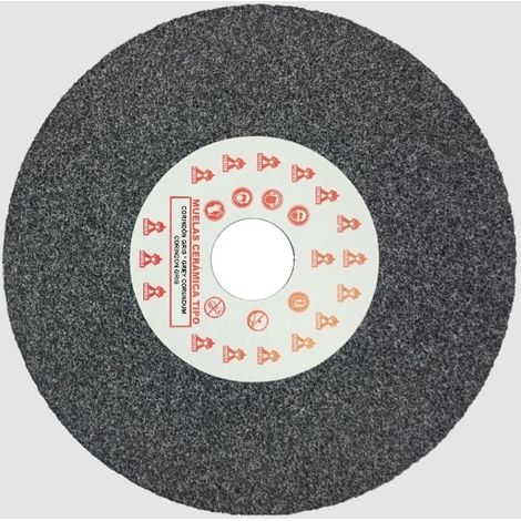 MUELA PLANA 125X13 CORINDON GR.36 - ABRATOOLS