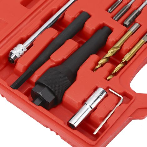 Kit d'outils automobiles pour le démontage des bougies de préchauffage, 16 pièces (boîte en papier kraft simple couche, dimensions : 30 cm x 25 cm x 9 cm) (1/5)