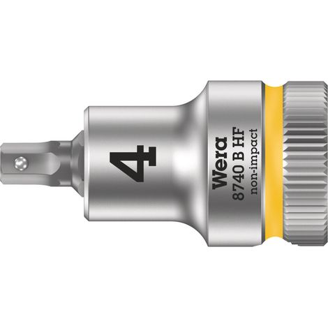 WERA Schraubendrehereinsatz 8740 B HF k. 4 x 35 mm, 3/8", Innen-6-kt, Haltef. (1/5)