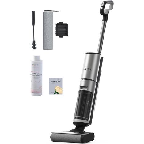 Ezviz RH2 Aspirapolvere Lavapavimenti Batteria Secco e Bagnato HEPA Senza Sacchetto 200 W Nero Grigio (1/5)