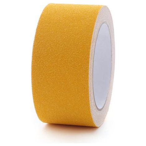 Hochfestes Antirutschband – 5 cm x 5 m – Antirutsch-Klebeband – Wasserfestes, abriebfestes Band für Treppen, Stufen, Innen- und Außenbereich – Gelb (1/5)