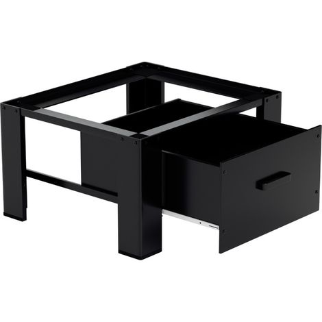 SWANEW Supporto universale per lavatrice Base per lavatrice Carico max. 150 kg Nero (1/5)