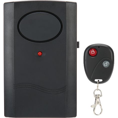 Vibrationsbasiertes Diebstahlalarmsystem für Türen, Fenster und Fahrräder mit einer einzigen Fernbedienung (1/5)