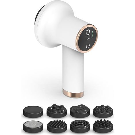 Electrique Masseur Anti Cellulite, Appareil Anti Cellulite Portabilité Massager avec 8 Têtes de Massage, Raffermit et Sculpte, Soulage les Tensions Musculaires de Taille Abdomen Fesses et Jambes (1/5)