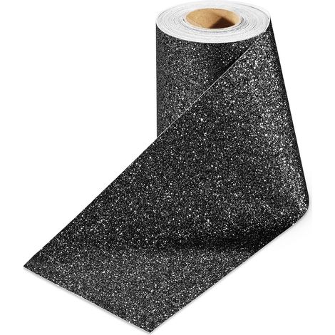 Stickyart Brillant Adhésif Pour Meuble Noir Pailleté Papier Peint Autocollant Meuble 10cmX300cm Papier Peint Adhésif Mural Salon Revêtement Mural Autocollant Salle De Bain Chambre Comptoir Decoration (1/5)