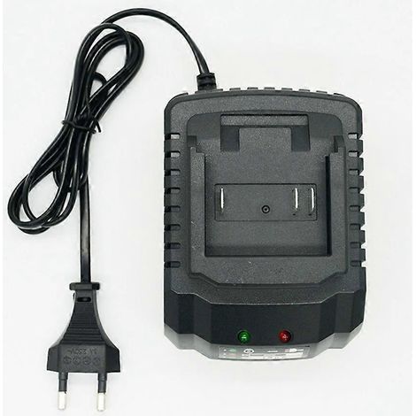 Chargeur pour batterie lithium 18 V/21 V compatible avec perceuse sans fil, meuleuse d'angle, souffleur électrique et outils électroportatifs (prise UE). (1/4)