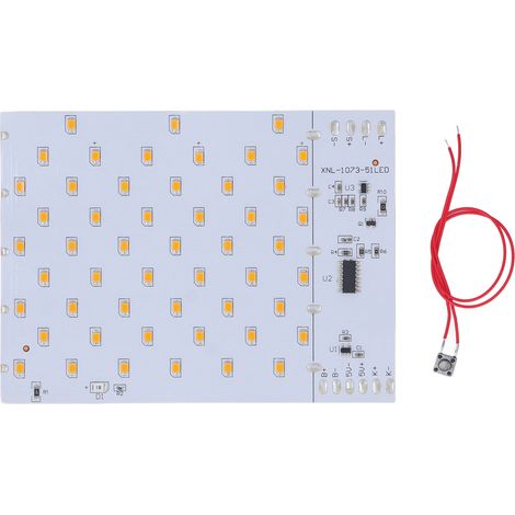 Panneau LED flexible 3 modes d'éclairage pour simulation solaire lampe flamme bougie 5‑6V