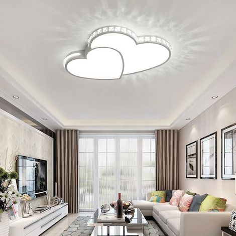 24W LED Heart Ceiling Light – Modern Design – Cool White Light – Suitable for Bedroom and Living Room (1/5)
