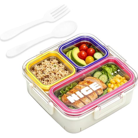 Plateau de rangement hermétique en acier inoxydable avec (1/5)