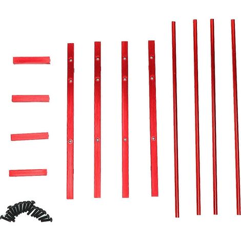 Reifenaufbewahrungsständer aus Aluminiumlegierung, 2-stöckig, 4,8 cm (1,9 Zoll), für 1/10 SCX10 90046 D90 Crawler-Car, robuster Reifenständer (1/5)