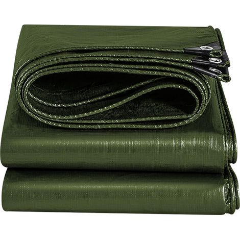 Bâche imperméable et résistante en polyéthylène pour extérieur,épaisseur de 160 g/m²,résistante au Gel et aux UV,pour Jardin,tonnelle,Camping,Meubles,abri de Jardin