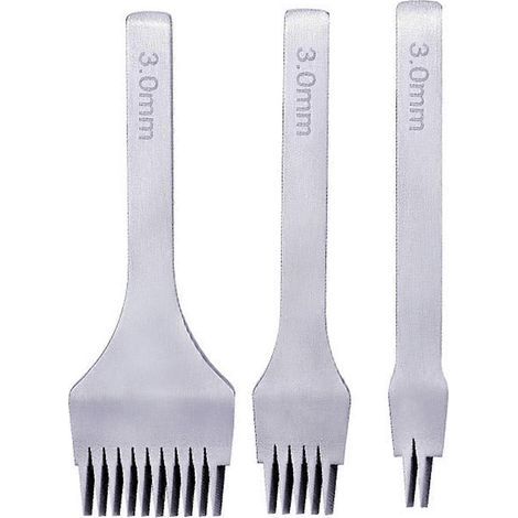 Lederperforationswerkzeug für handgefertigte Lederwaren (3 mm) (1/5)