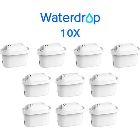Cartouche Filtre Eau, Remplacement pour Brita Maxtra Plus, Recharge Marella Carafe Filtrante, TÜV SÜD, NSF Certifiée (10)