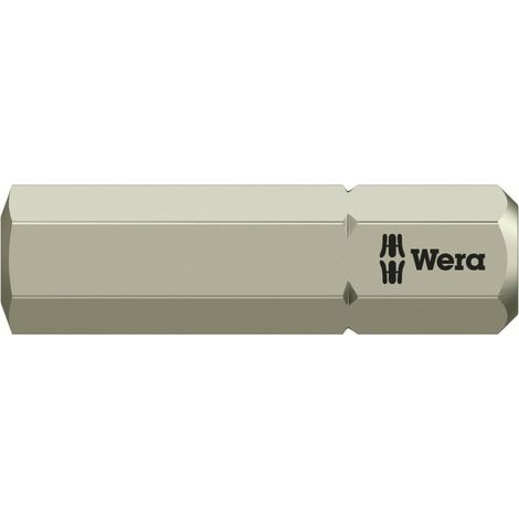 Wera 3840/1 TS 6KT-Bits, Edelstahl, Schlüsselweite (zöllig) 1/4", Länge 25 mm 10 Stk (1/5)