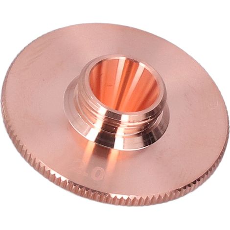Buse de coupe laser fibre cuivre monocouche pour machine de soudure industrielle pièce accessoire trou 2.0mm (1/5)