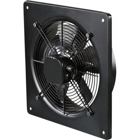 Ventilateur Axial Industriel Mural - En Acier - 860 M³/h - Silencieux 48 Db - Débit D'air