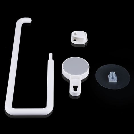 Porte Rouleau de Papier Adhésif Salle de Bain Cuisine Support Rouleau Essuie-Tout Rack Rangement (1/5)