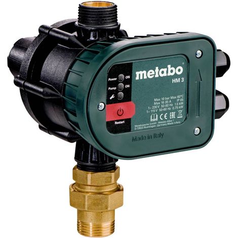 Metabo 628799000 HM 3 Protezione contro il funzionamento a secco 33,25 mm (1) AG, 25 mm (1) IG (1/8)