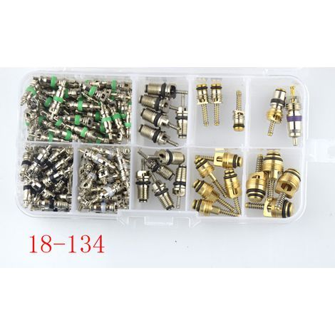 1 ensemble de kit de noyau de valve de climatisation de voiture outils de réparation de voiture pratiques et durables (1/5)
