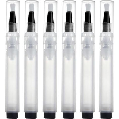 Pinceau de Retouche de Peinture Rechargeable, Stylos Multifonctions de 6 Ml pour les Réparations à Domicile (6 Pièces) (1/4)