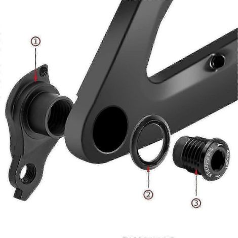 Adaptateur de patte de dérailleur arrière M12X1.0 pour cadre SRAM UDH, fixation M12-1.0 (1/5)
