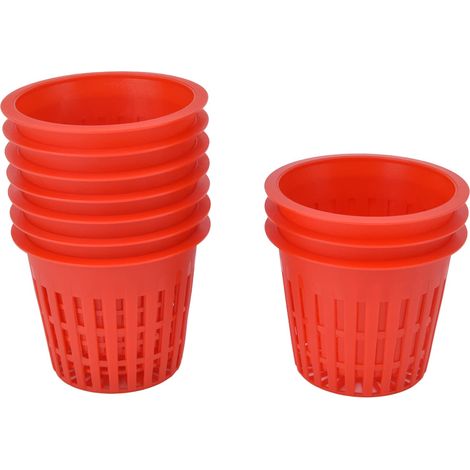 Lot 10 paniers plantation hydroponique – pots filet plastique – jardin