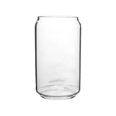 Klares Wasserglas, gekühlt und eingefroren für Limonade, Milch, Saft, Tee, Bier, 400 ml (1/5)