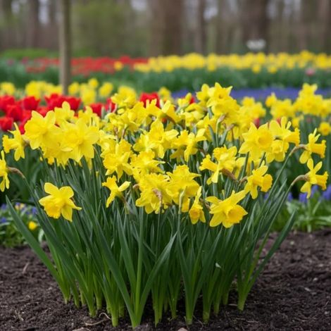 Bulbe de Narcisse Trompette Jaune/Sachet de 9 bulbes