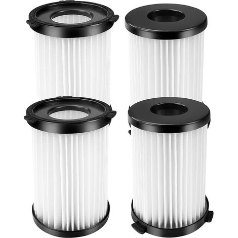 Lot de 4 filtres pour aspirateur sans fil pour Clatronic BS 1306N, BS 1948 CB, Pour aspirateur filaire Pour MooSoo D600/D601 Pour iwoly V600 pour Goodmans 356277 (1/5)