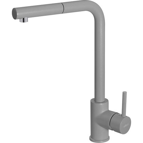 Elleci Trail Plus. Tipo di beccuccio: Estraibile, Colore del prodotto: Grigio, Materiale del rubinetto: Granitek. Altezza sopra la superficie di fissaggio (max): 33 cm, Distanza tra foro... - MGKTRP48 (1/2)
